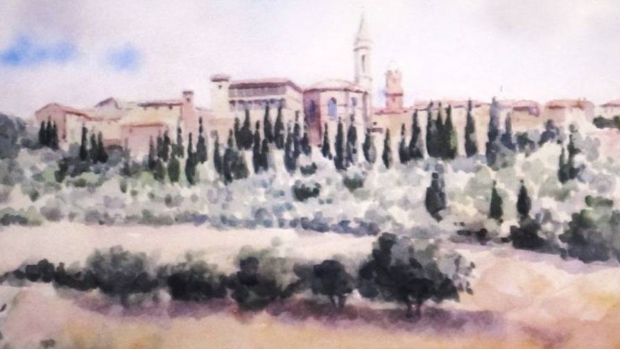 Il giorno si posa a Pienza