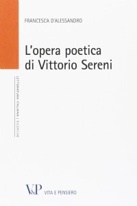 L' opera poetica di Vittorio Sereni