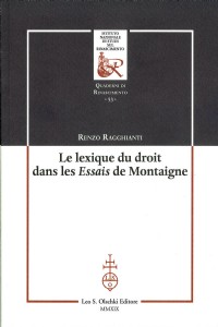 Le lexique du droit dans les Essais de Montaigne