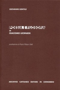 Poesia e filosofia di Giacomo Leopardi - Giovanni Gentile