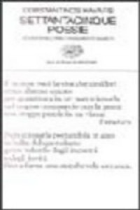 Settantacinque poesie - Costantinos Kavafis